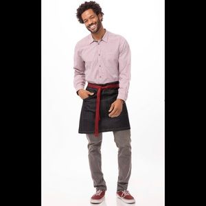 CHEF WORKS BERKELEY HALF BISTRO APRON- INDIGO BLUE